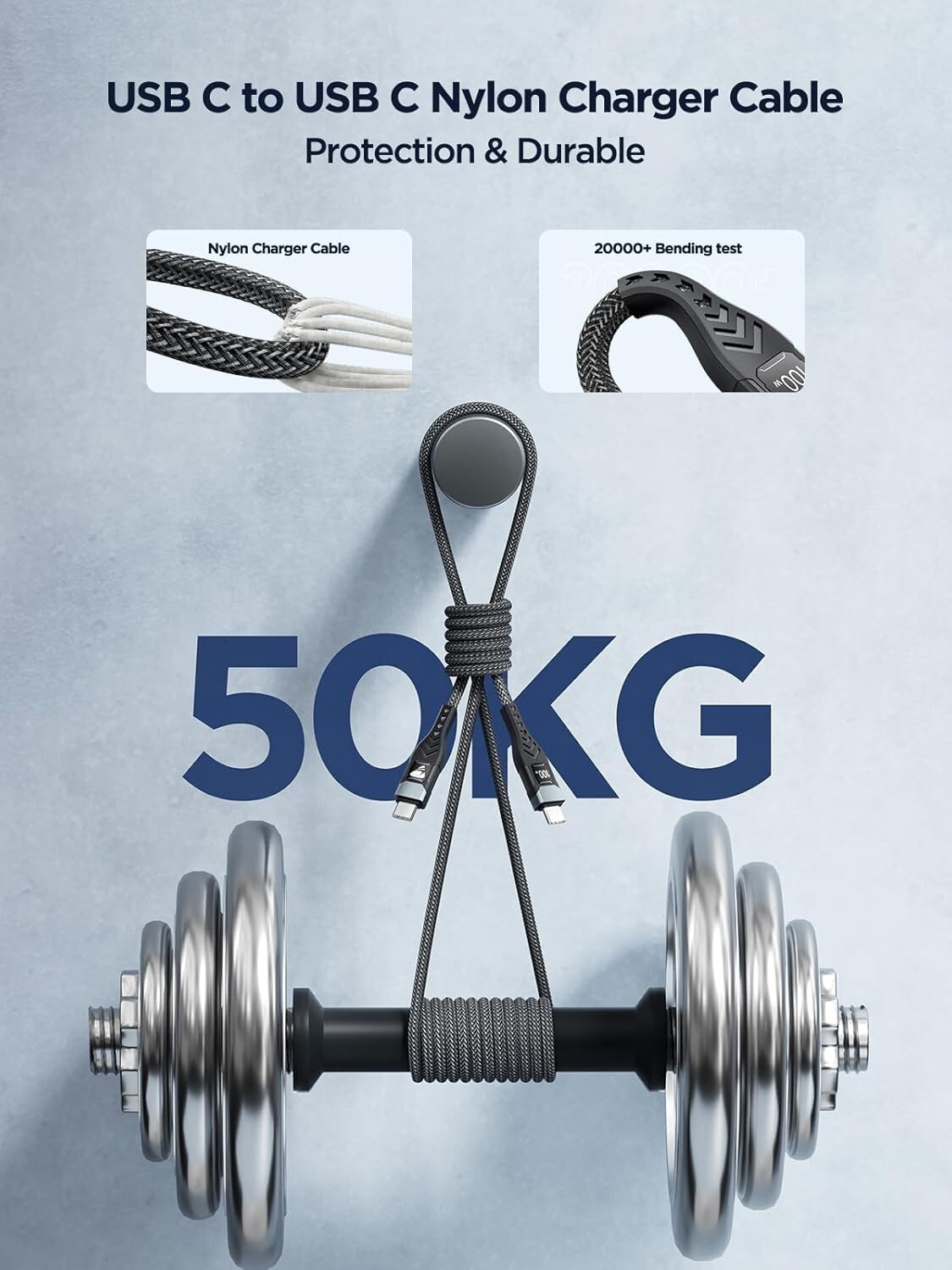 Oraimo FireLink 3 USB-C to USB-C Cable 1.2m (60W)