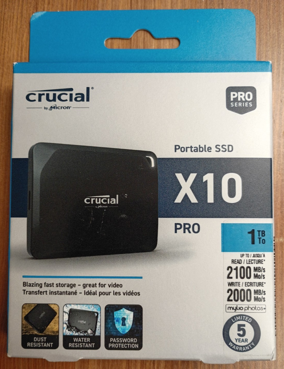Crucial X9 Pro Portable SSD 1TB