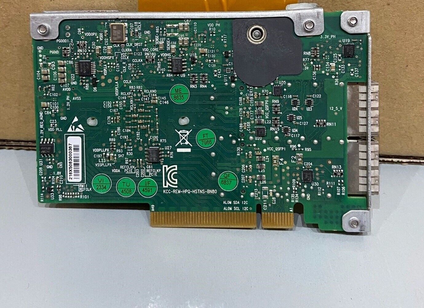 HPE 544+FLR-QSFP 10/40GbE FlexibleLOM Adapter