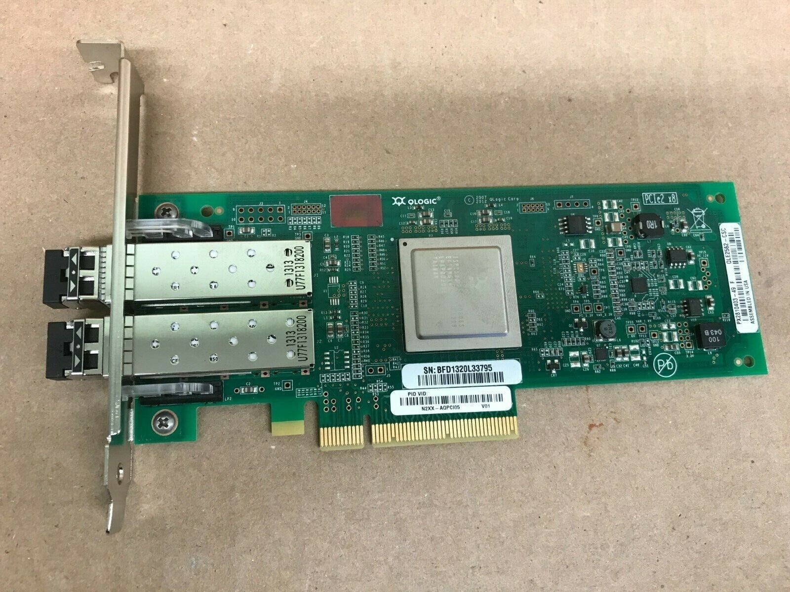 QLogic QLE2562 8Gb FC Dual Port HBA