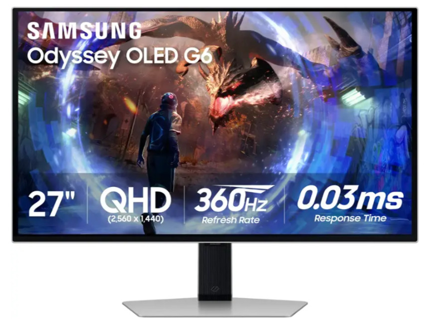 Samsung Odyssey OLED G6 27″ QHD 360Hz