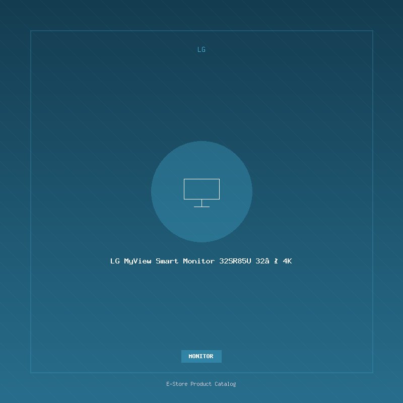 LG MyView Smart Monitor 32SR85U 32″ 4K