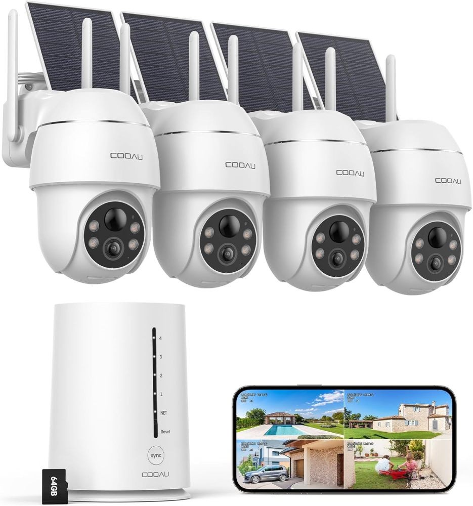 Hikvision 4-Channel 4MP WiFi Camera Kit