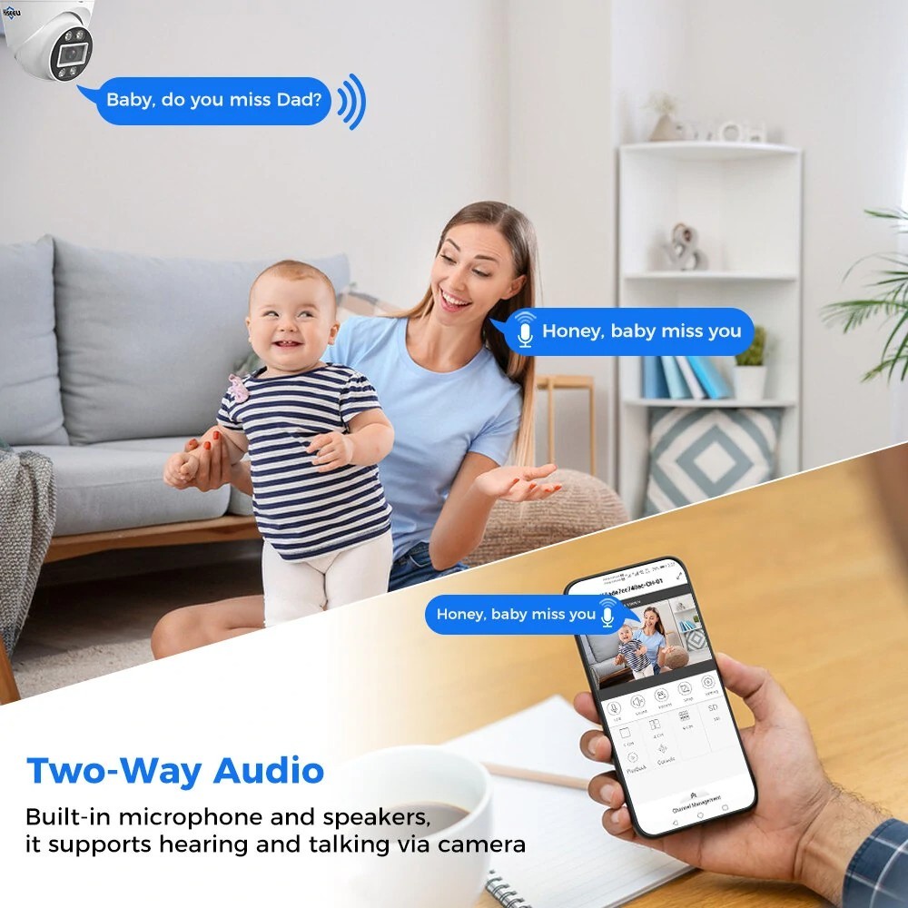 Dahua 8MP Full-Color Active Deterrence Dome Camera