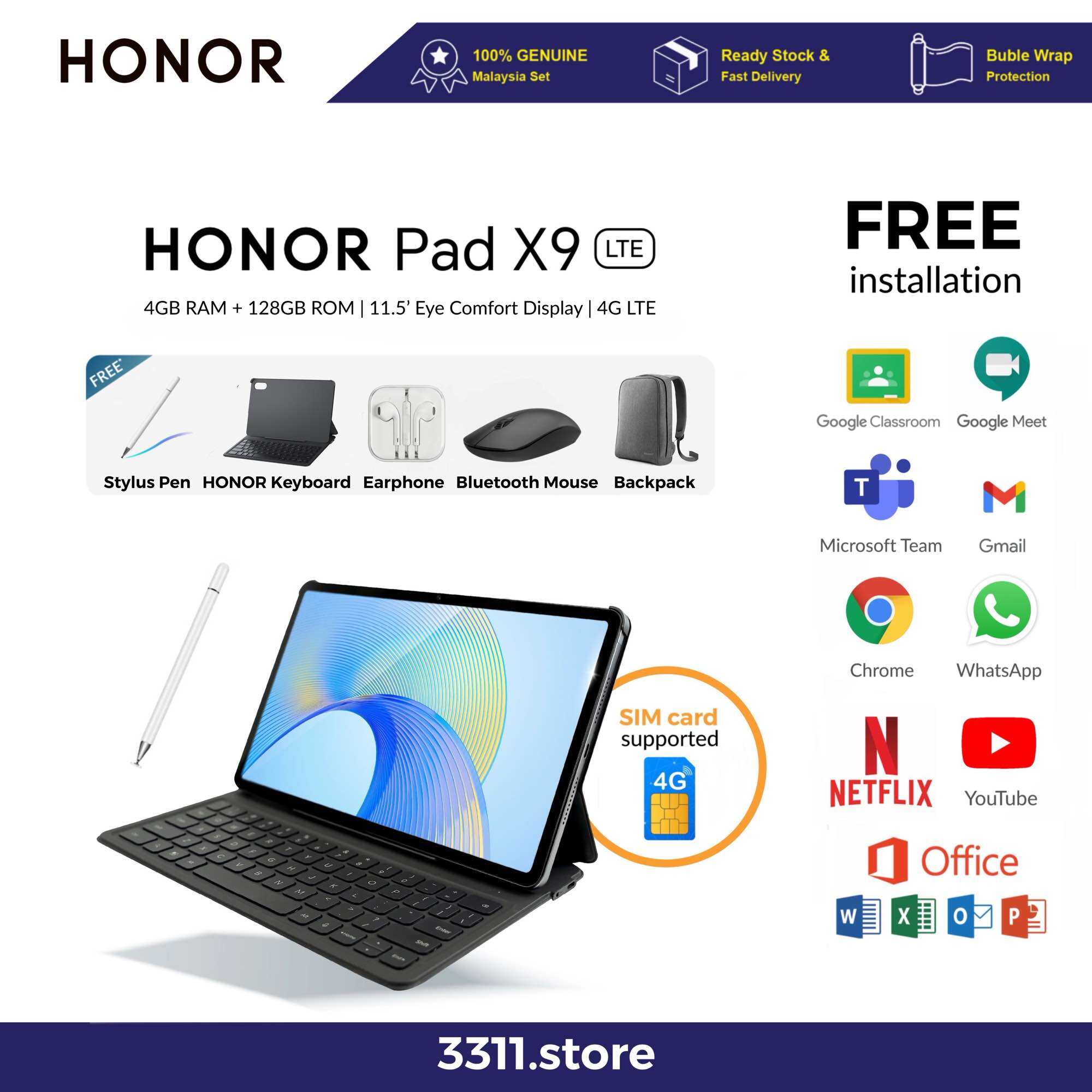 Honor Pad 9