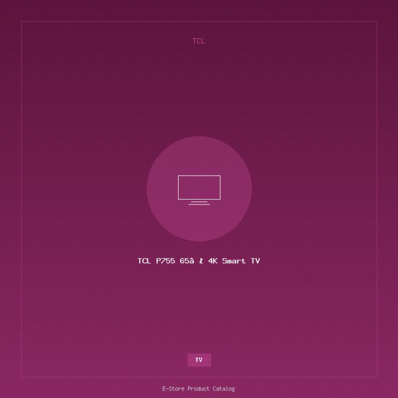 TCL P755 65″ 4K Smart TV