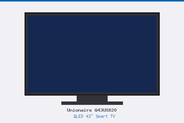 Unionaire Q43UX820 QLED 43″ Smart TV